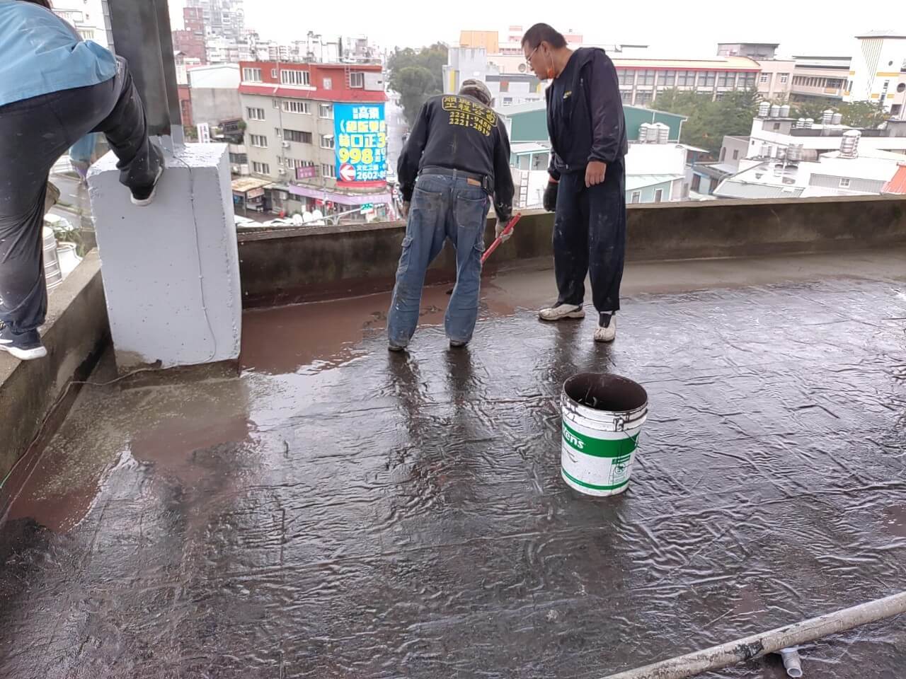 林口農會水塔屋頂防水